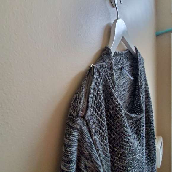 Jessica 3 ways to wear 100% Cotton Cardigan - Heather Grey color small size - Picture 3 of 12